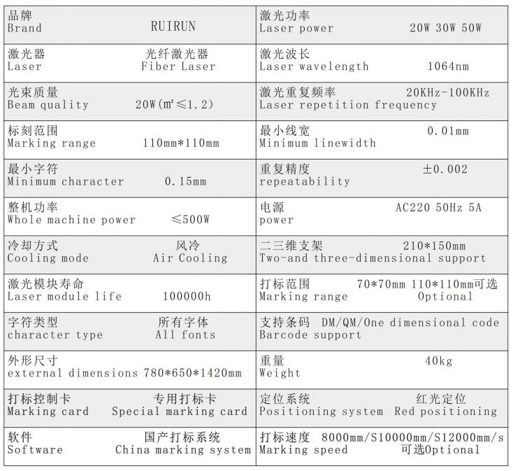 靜態(tài)光纖激光噴碼機(jī)